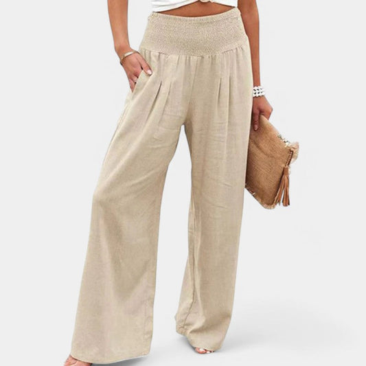 Celina Women's Wide Leg Trousers – Airy Comfort for Warm Days 1