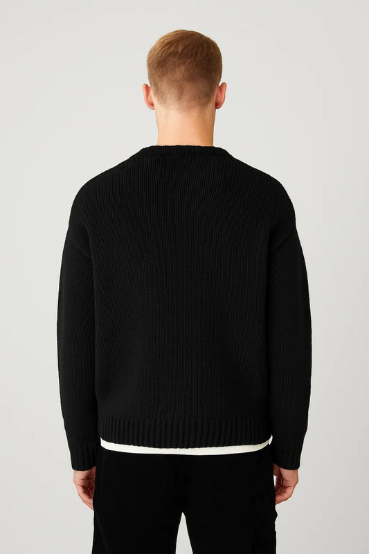 Kraft Herren Oversize-Pullover – Grobstrick für Lässigen Stil 1