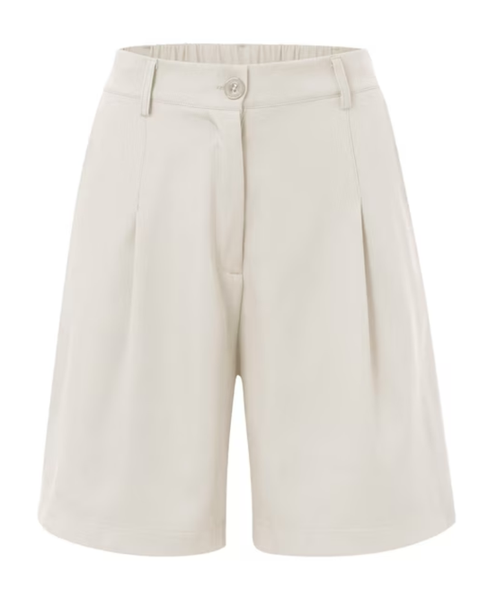 Liora Women's High Waist Shorts – Pleated Design for Chic Summer Style 1