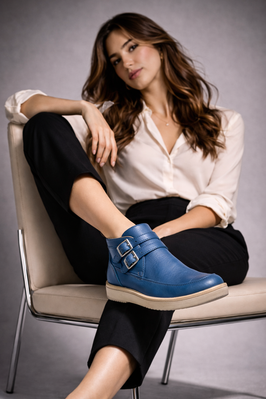 Liora Women's Leather Platform Loafers – Cushioned Comfort Everyday Wear 1