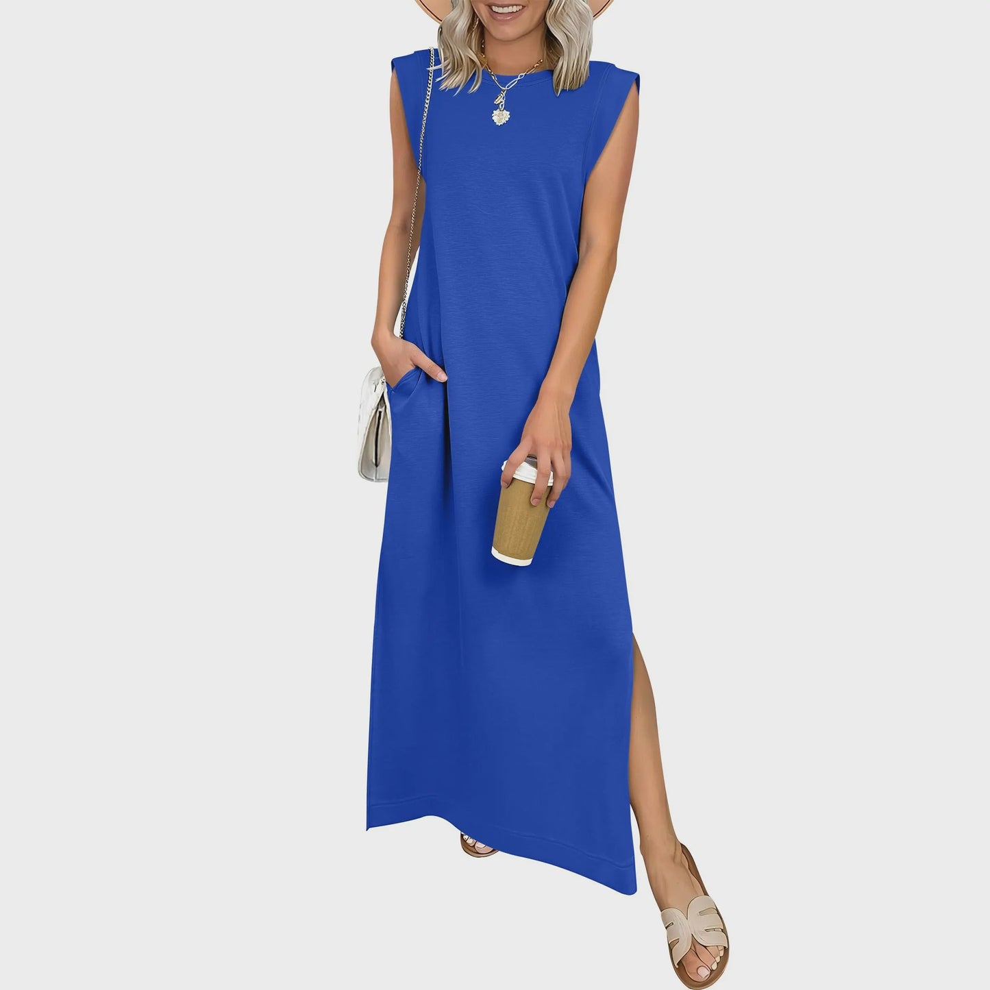Liora Women's Maxi Dress – Comfortable Flowing Silhouette 19