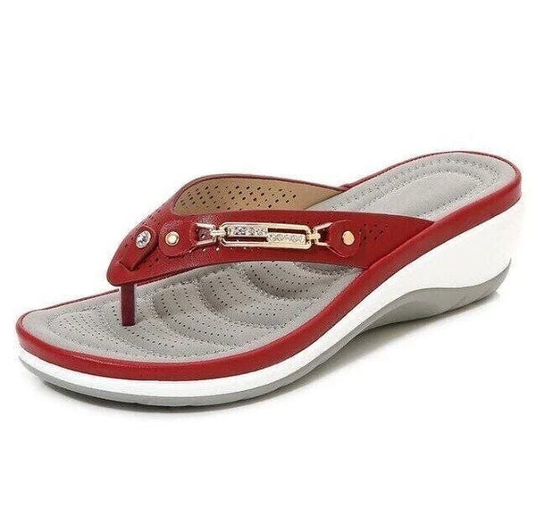 Liora Women's Orthopedic Flip Flops – Stylish Arch Support for Summer Comfort 7