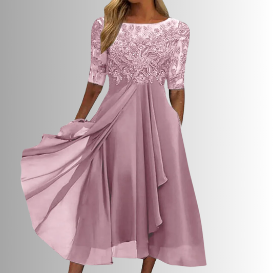 Ravelle Women's Elegant Lace Dress – Timeless Style for Special Occasions 1