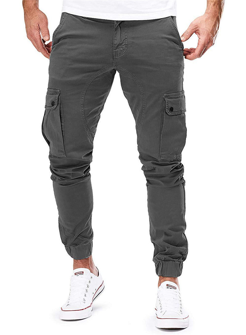 Trousers Men - Sporty Functional Fit Cargo Trousers