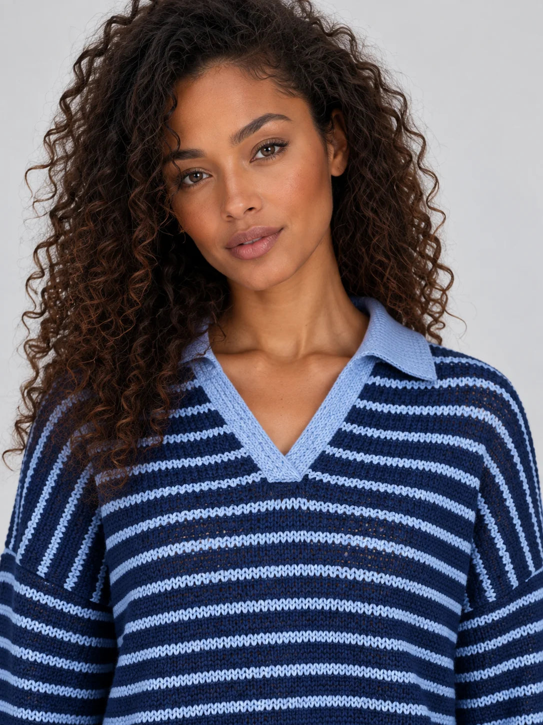 Striped Knit Lounge Set – Chic Comfort for Everyday Living 3