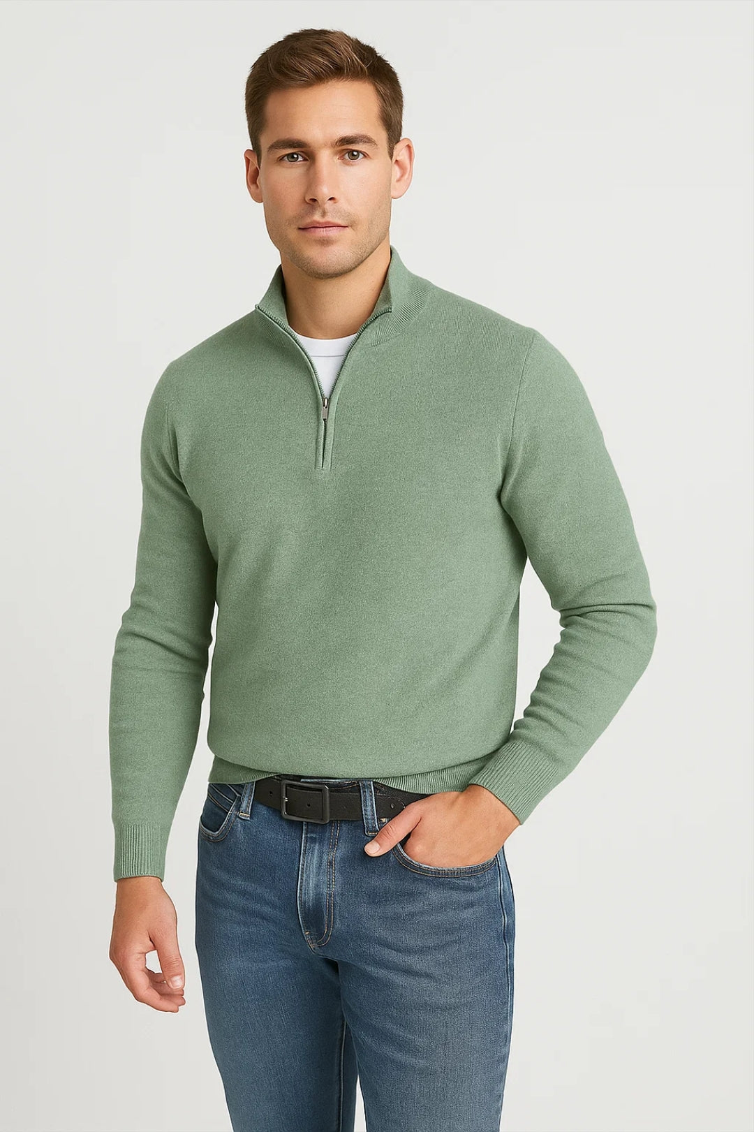 Zixon Herren Half-Zip Pullover – Weiches Design für Stil und Komfort 2