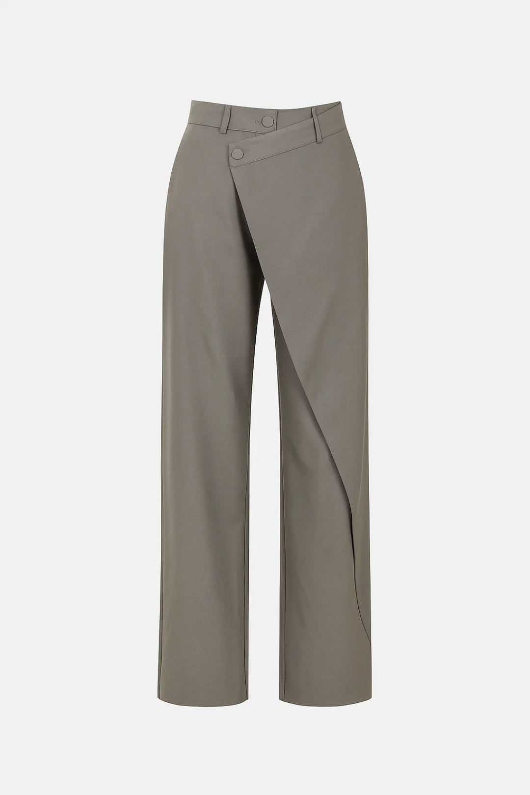 Zyra Women's Trousers – Unique Asymmetrical Design for Chic Workwear 0