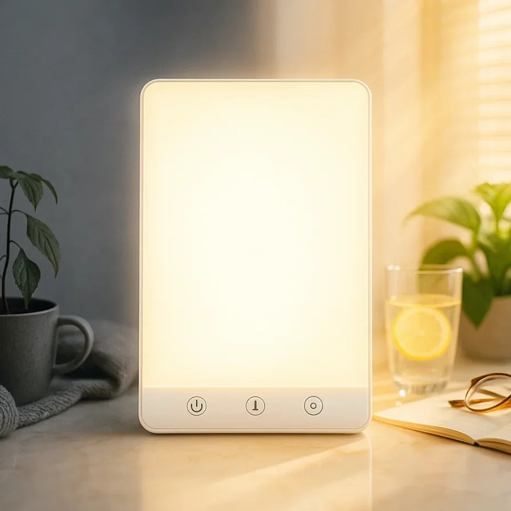 Daylight Therapy Lamp – 10,000 lux, dimmer, timer function