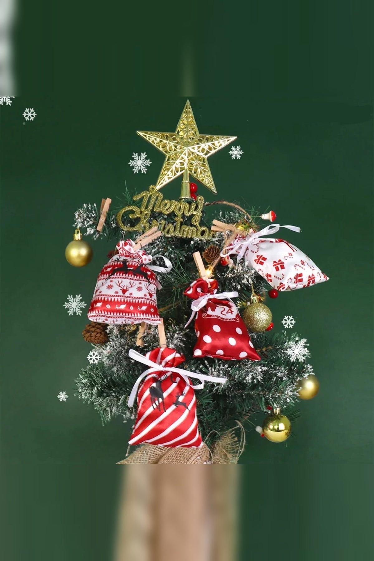 Fabric Bag Advent Calendar 2026 – 24 Numbered Bags to Fill