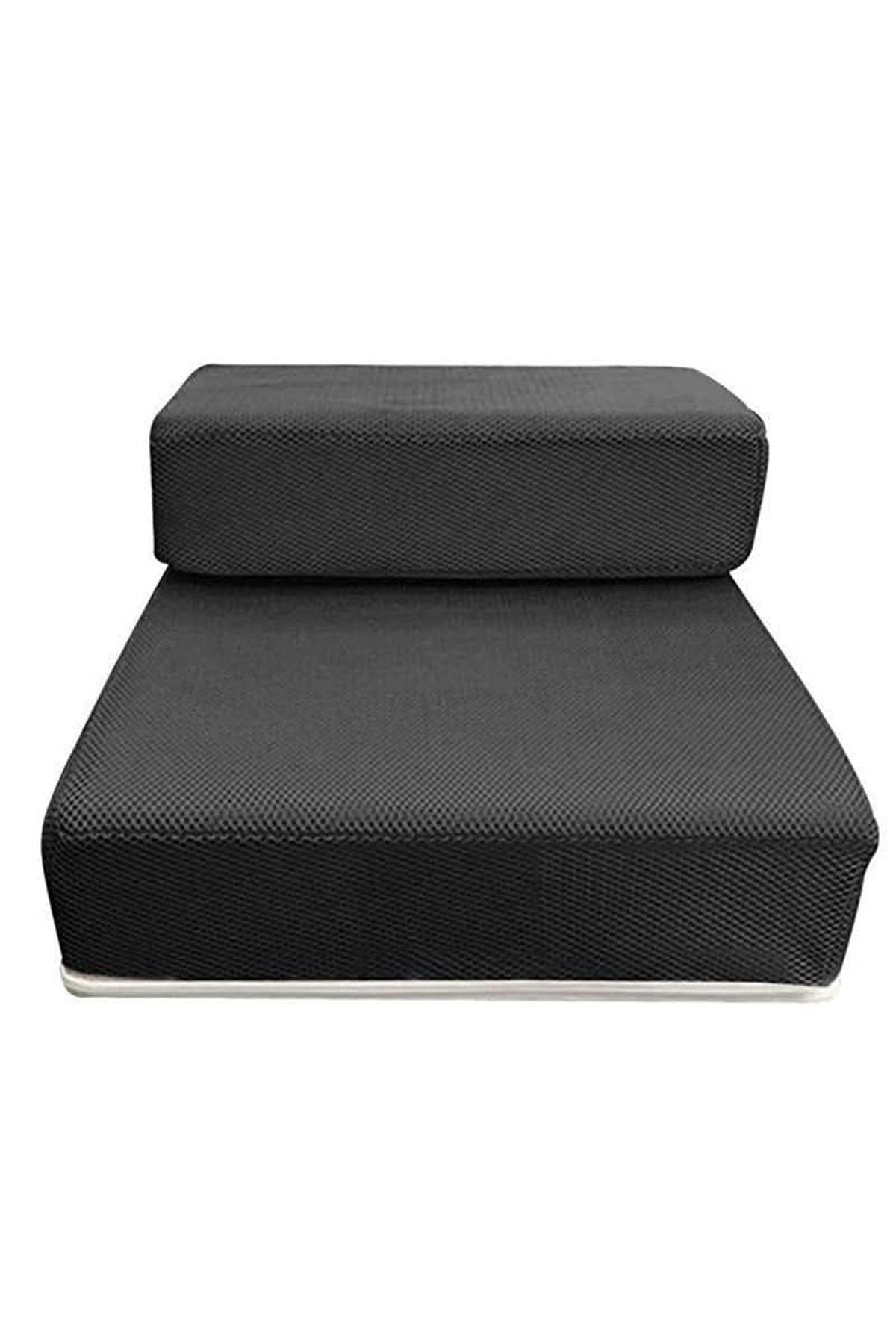 Foldable Dog Steps – two low steps, non-slip mesh, removable cover