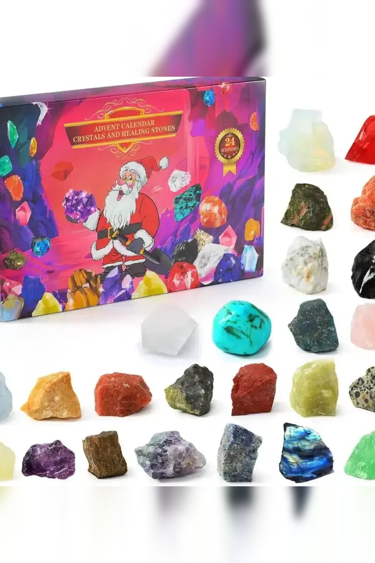 Mineral Advent Calendar 2026 – 24 natural stones for collectors