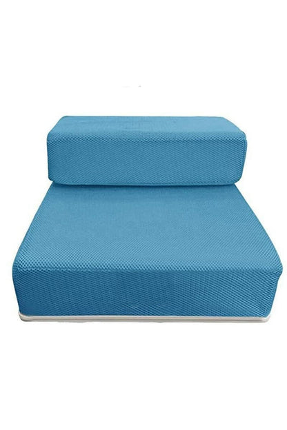 Foldable Dog Steps – two low steps, non-slip mesh, removable cover