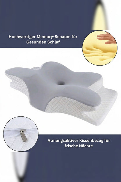 Orthopaedic Neck Pillow – Memory Foam, Contoured