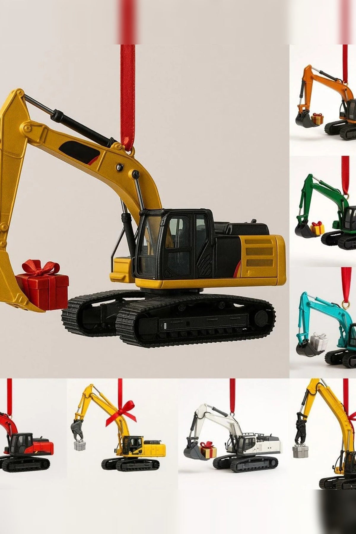 Digger Advent Calendar – 24 die-cast construction vehicles with hanging loops