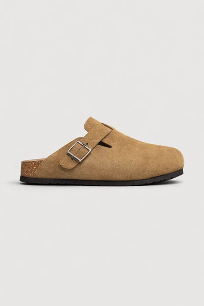 Sandals Men - Leather Buckle Comfort Sandals