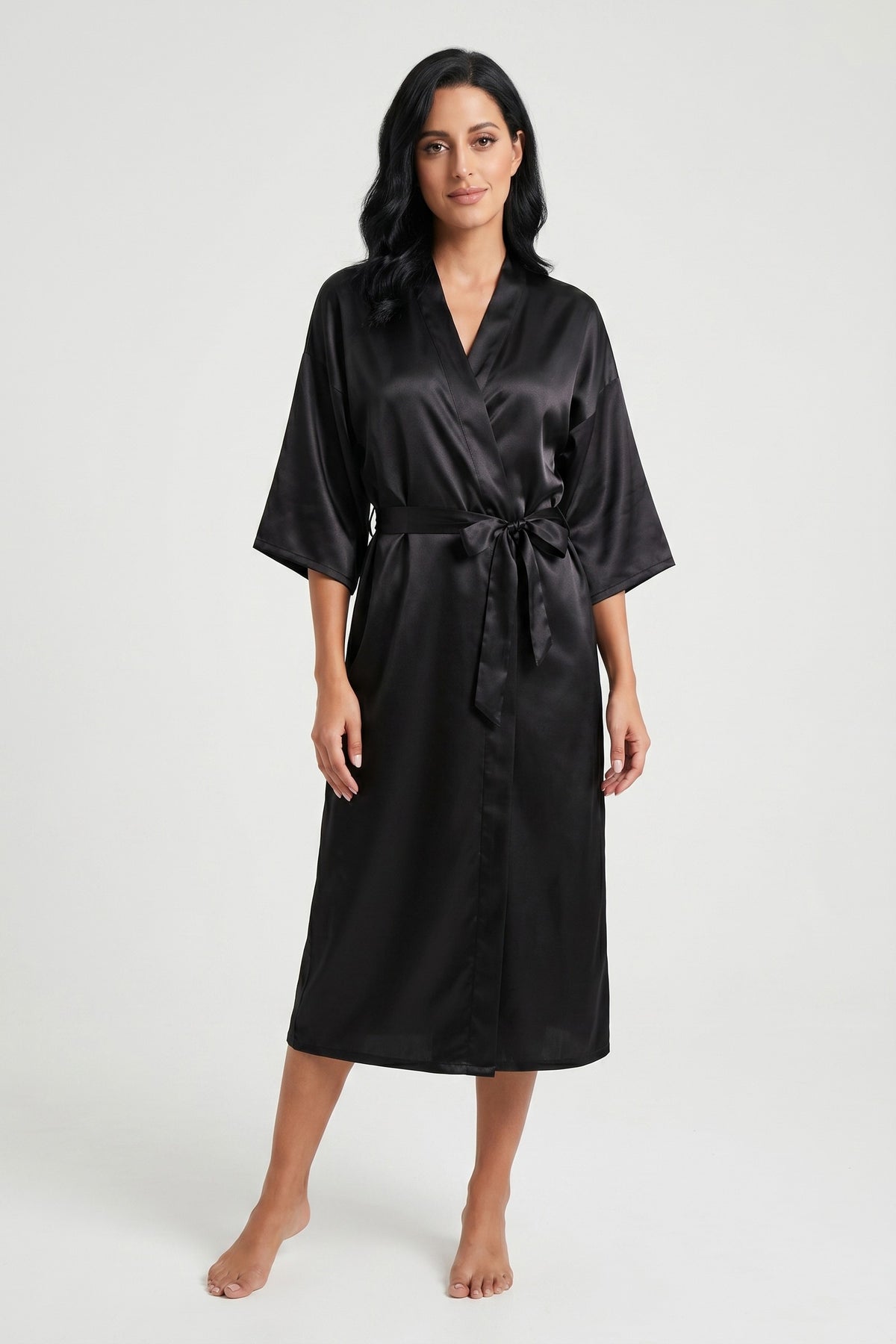 Dressing Gown Women - Satin Soft Lounging Gown