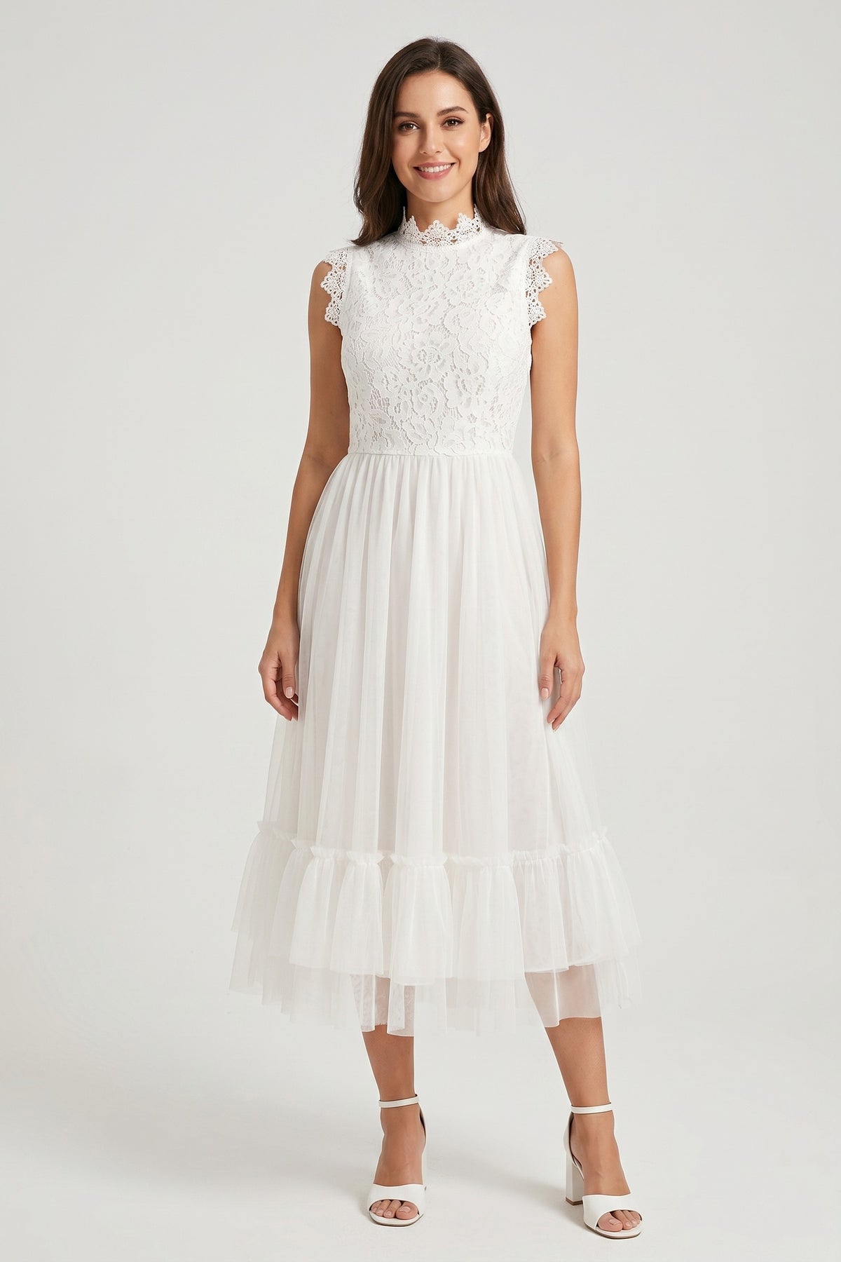 Midi Dress Women - Flared Summer Dress