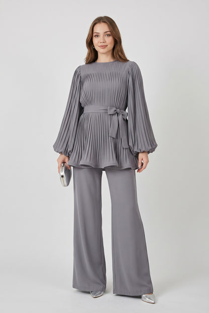 Set Women - Two-Piece Top and Flared Trousers Co-Ord