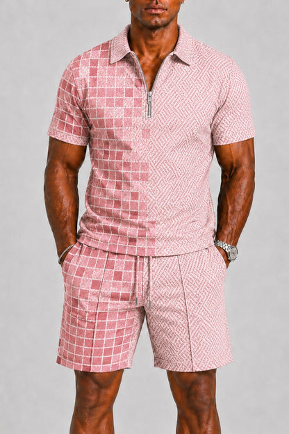 Mens summer set two-piece outfit