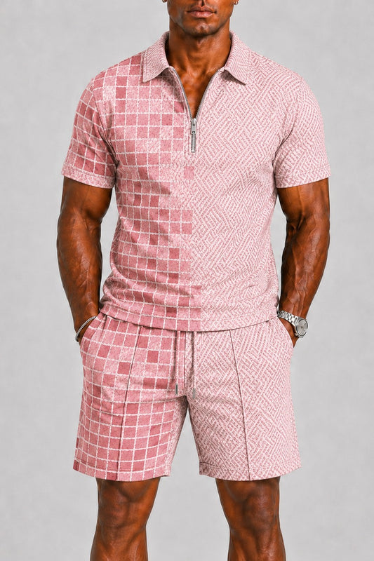 Mens summer set two-piece outfit