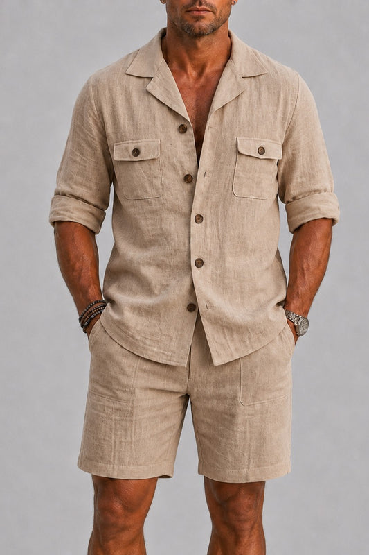 Mens summer set two-piece outfit