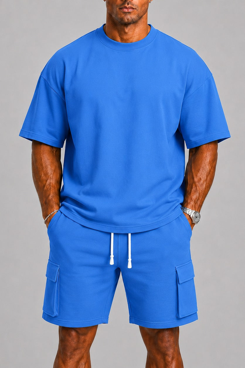 Mens summer set two-piece outfit