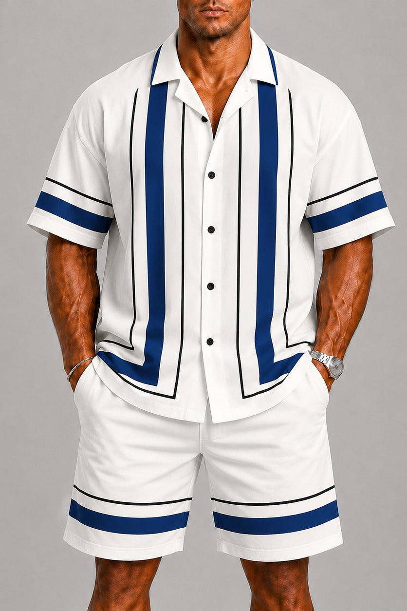 Mens summer set two-piece outfit