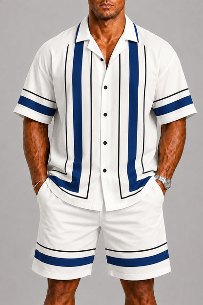 Mens summer set two-piece outfit