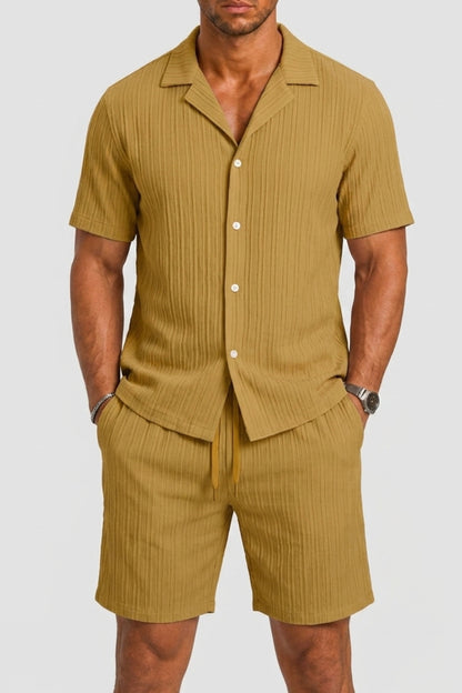 Mens summer set two-piece outfit