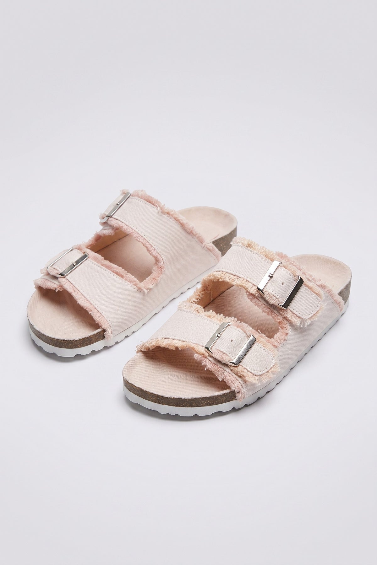 Sandals Women - Denim Flat Comfort Sandals
