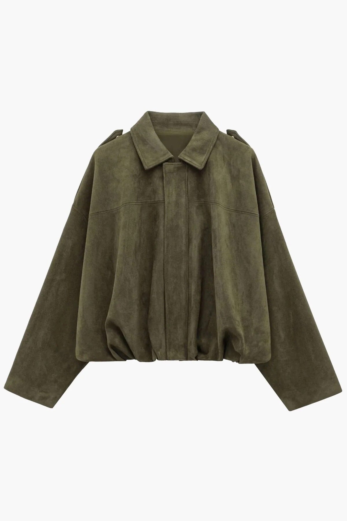 Bomber Jacket Women - Suede Lightweight Bomber Jacket