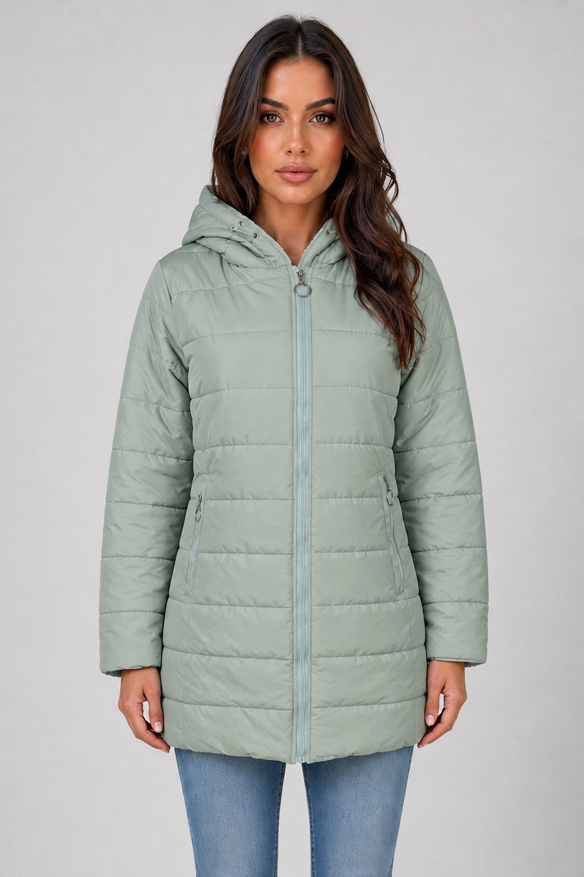Coat Women - Longline Puffer Coat