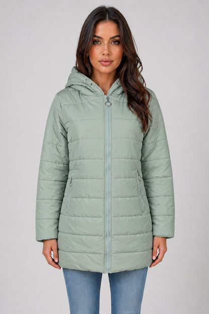 Coat Women - Longline Puffer Coat