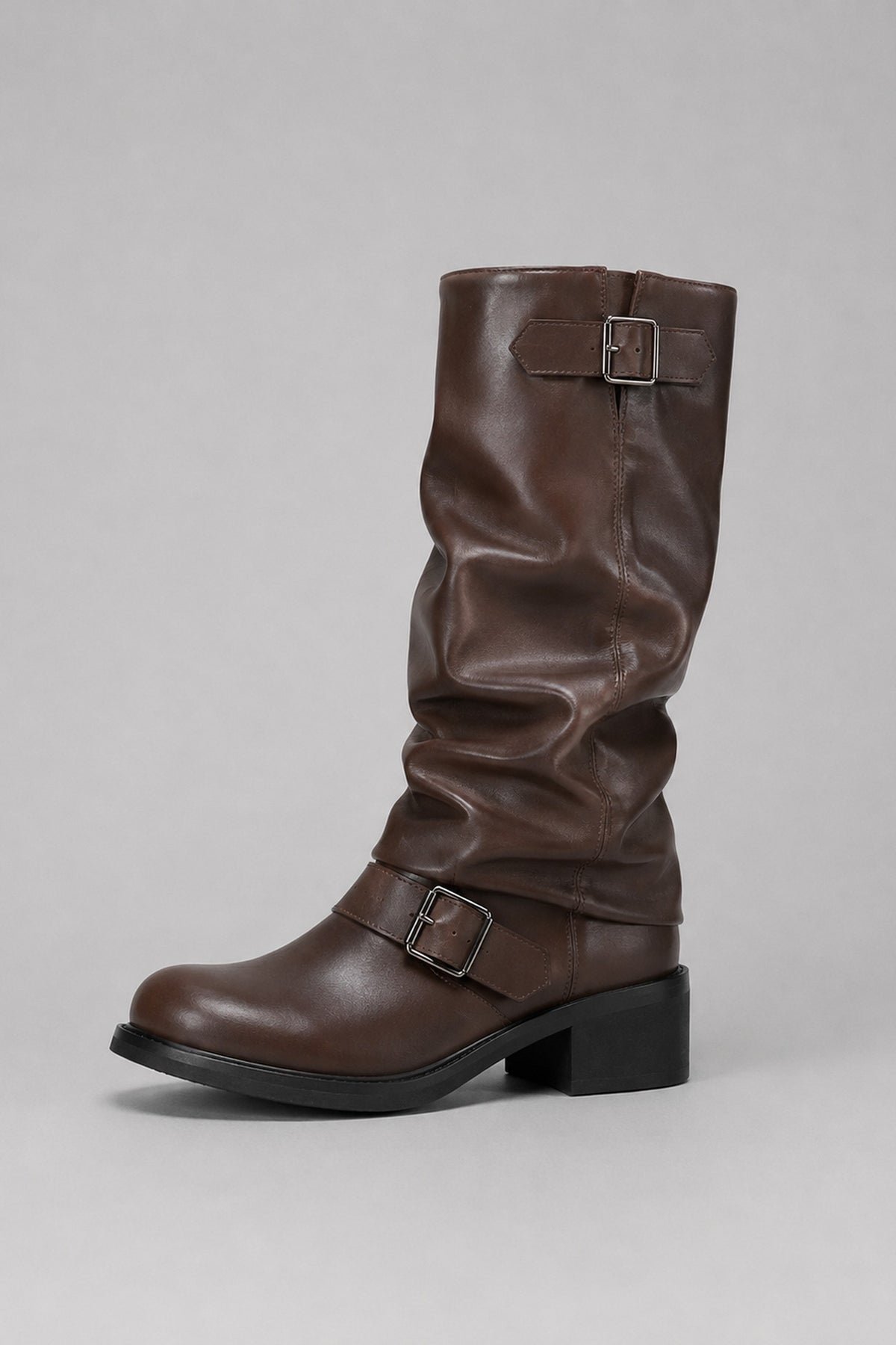 Boots Women - Black Knee-High Boots with Detail