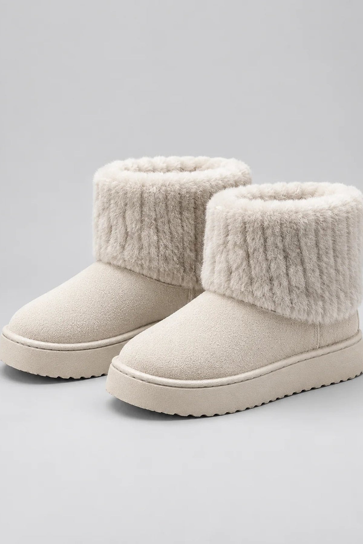 Faux Fur Women's Ankle Boots – Cozy Comfort for Cold Days 0