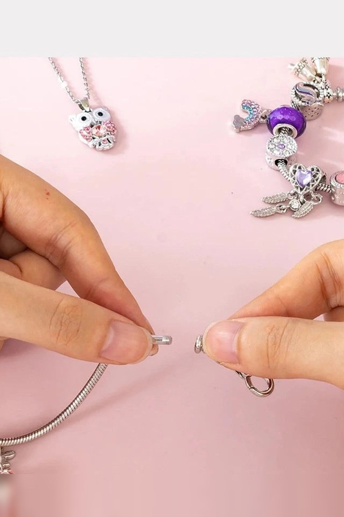 Charm Bracelet Advent Collection – crystal, metal and pearls