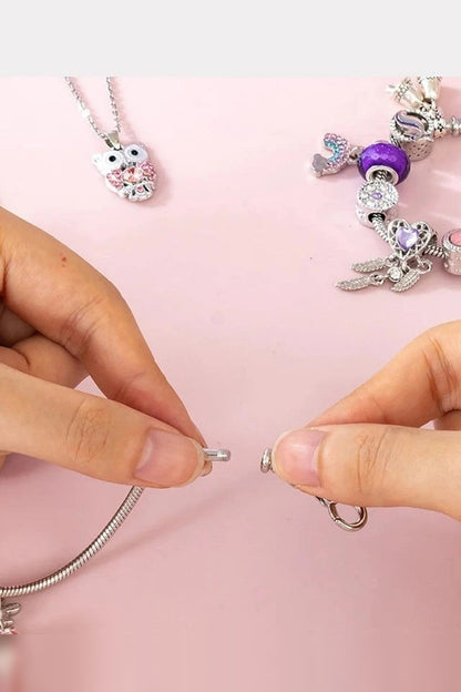 Charm Bracelet Advent Collection – crystal, metal and pearls