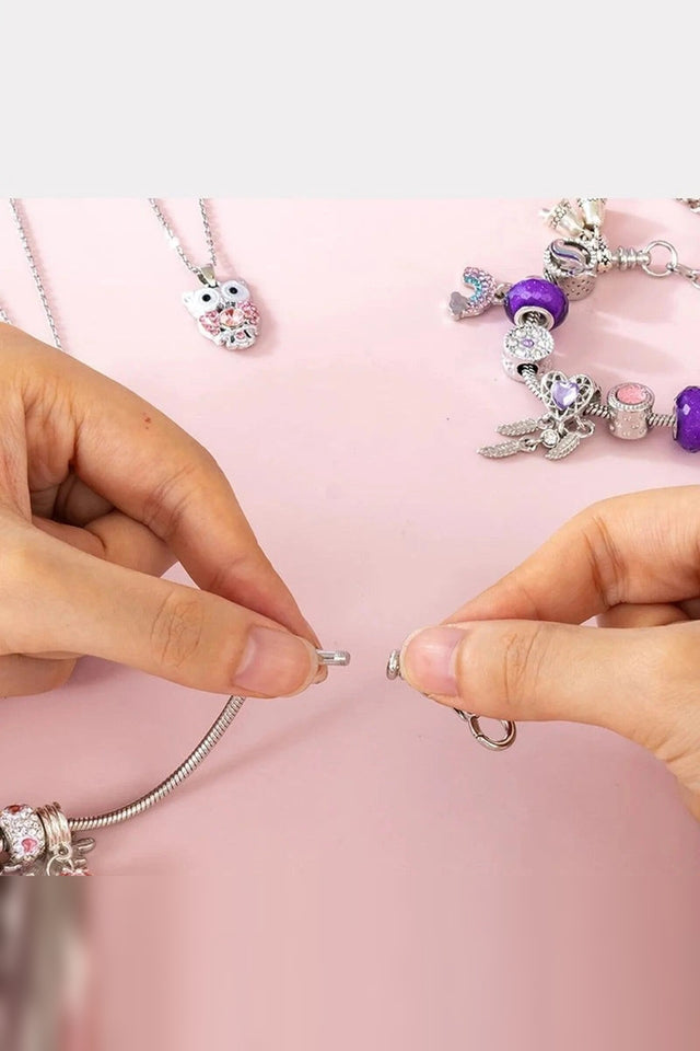 Charm Bracelet Advent Collection – crystal, metal and pearls