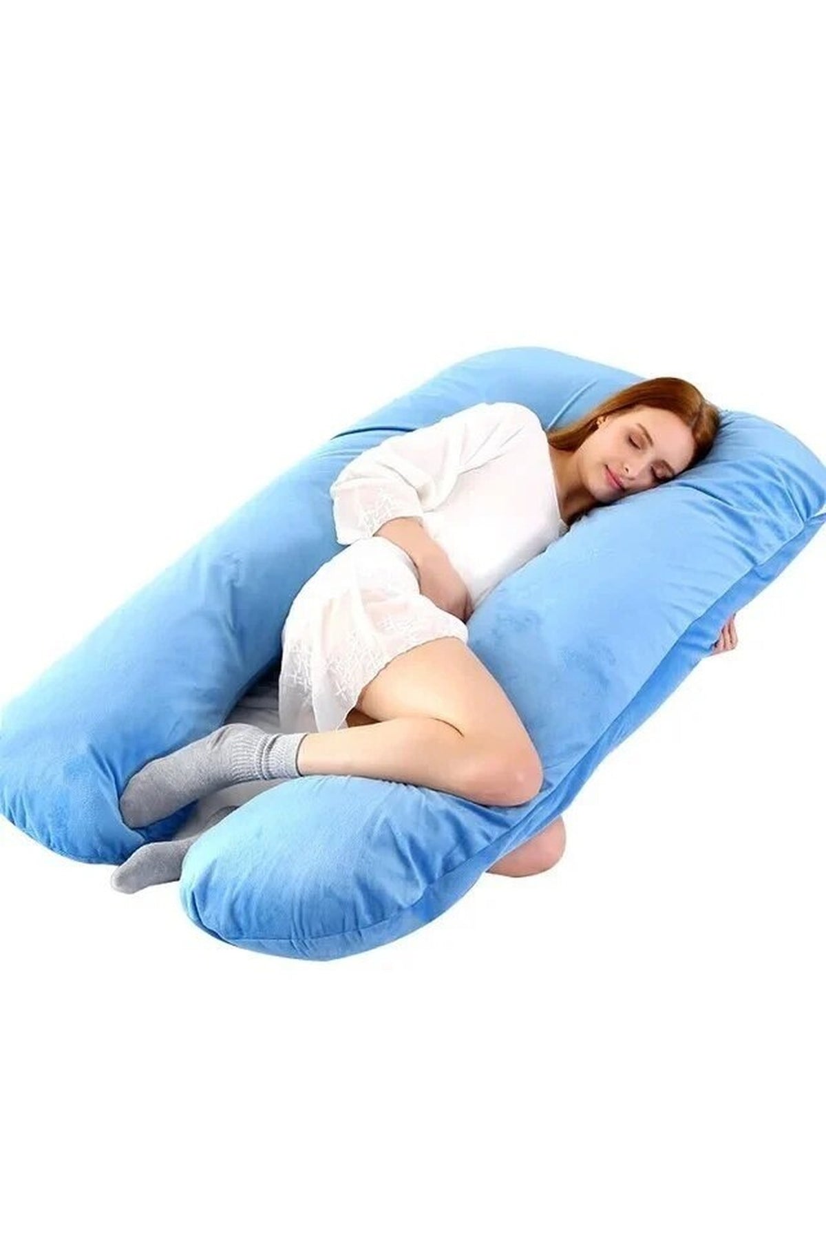 Body Pillow – Ergonomic Support, Removable Cover