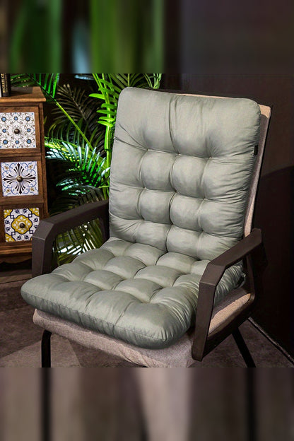High-Back Patio Chair Cushion – One Piece for Seat and Backrest