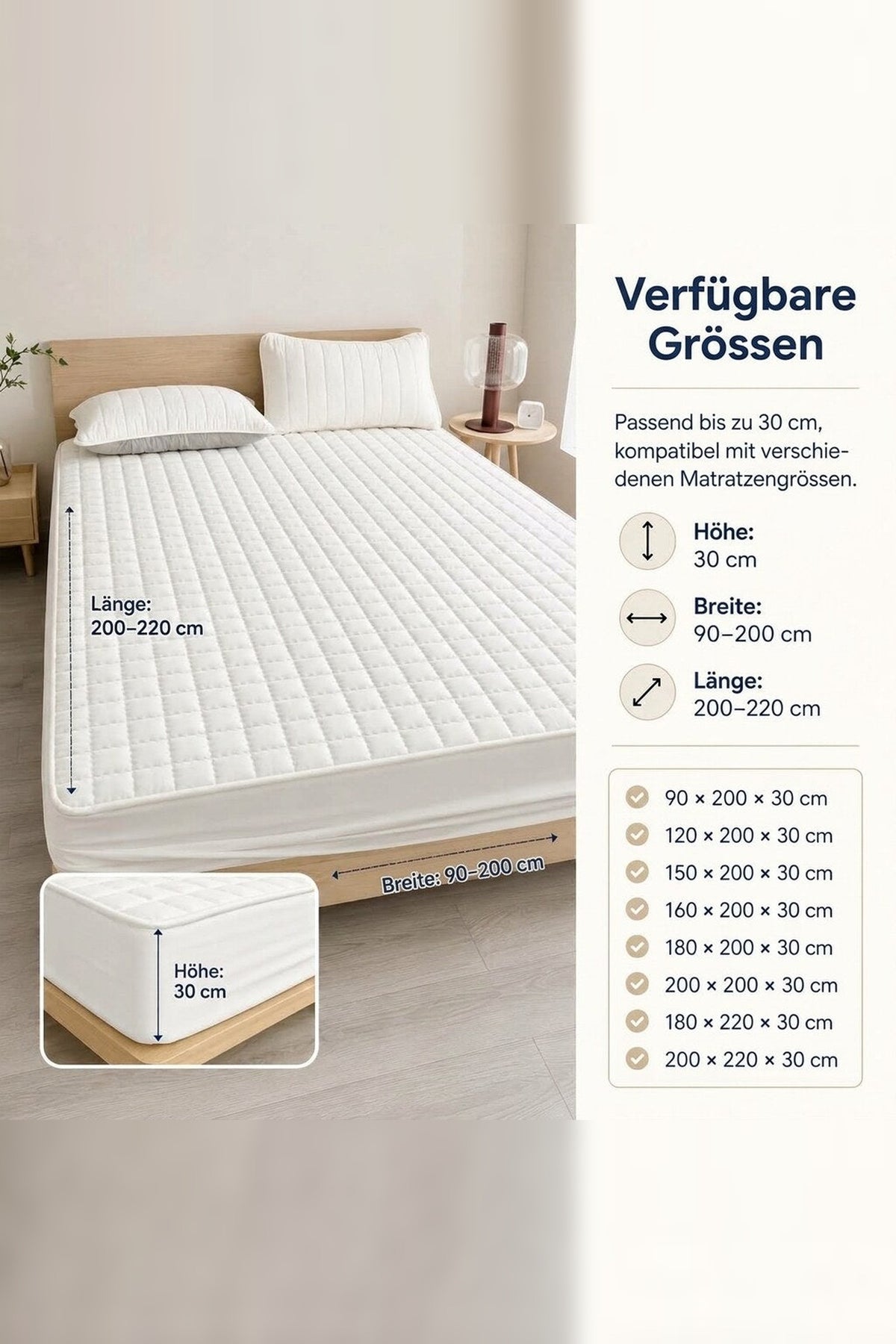 Waterproof Padded Mattress Protector