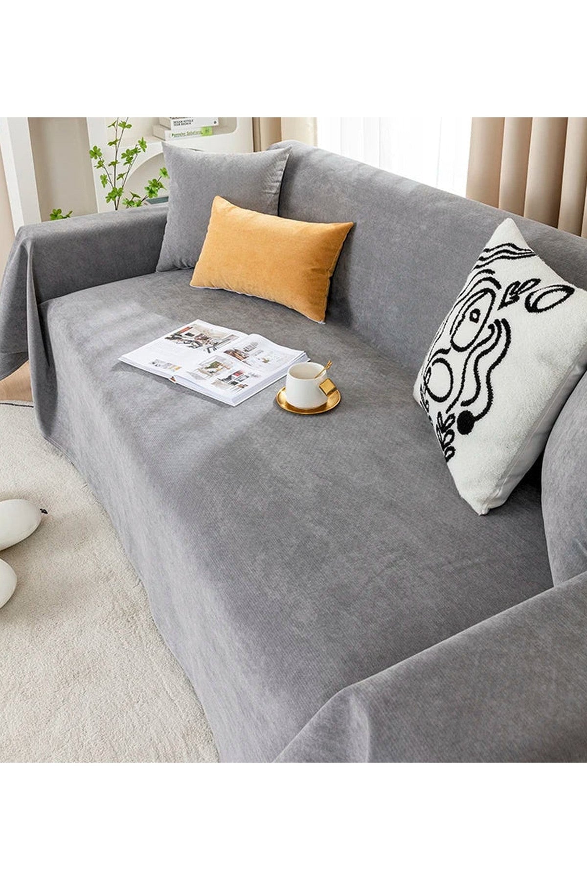Sofa Cover Throw – water resistant, scratch resistant, stretch fabric