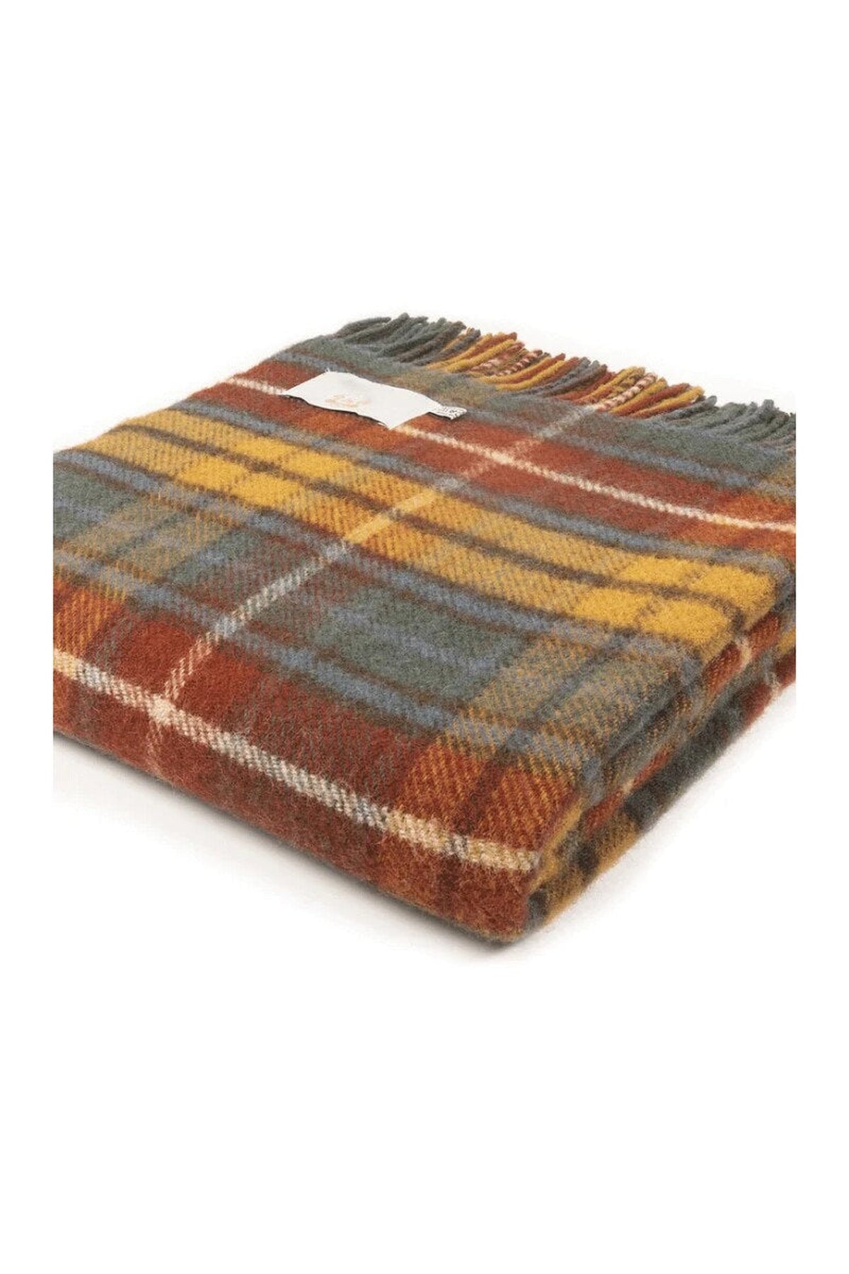Pure Wool Tartan Throw – Traditional Scottish Weave