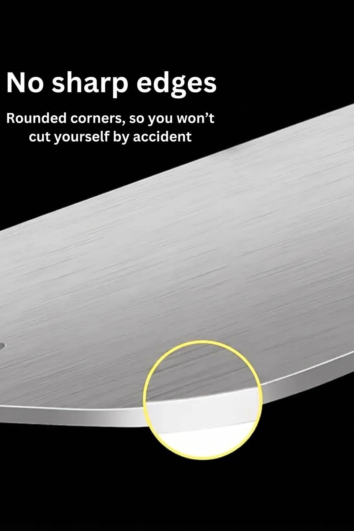 Titanium Cutting Board – Non-porous surface, lightweight, durable