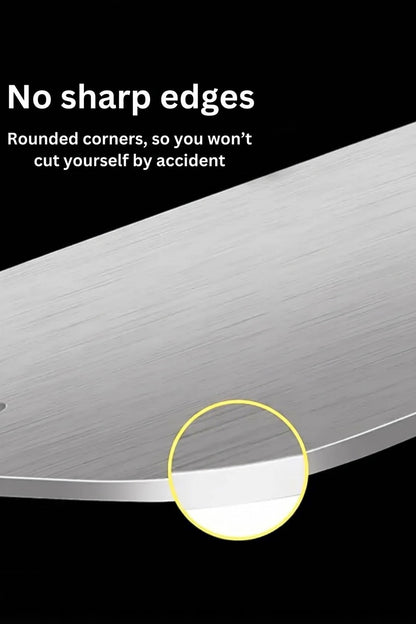 Titanium Cutting Board – Non-porous surface, lightweight, durable