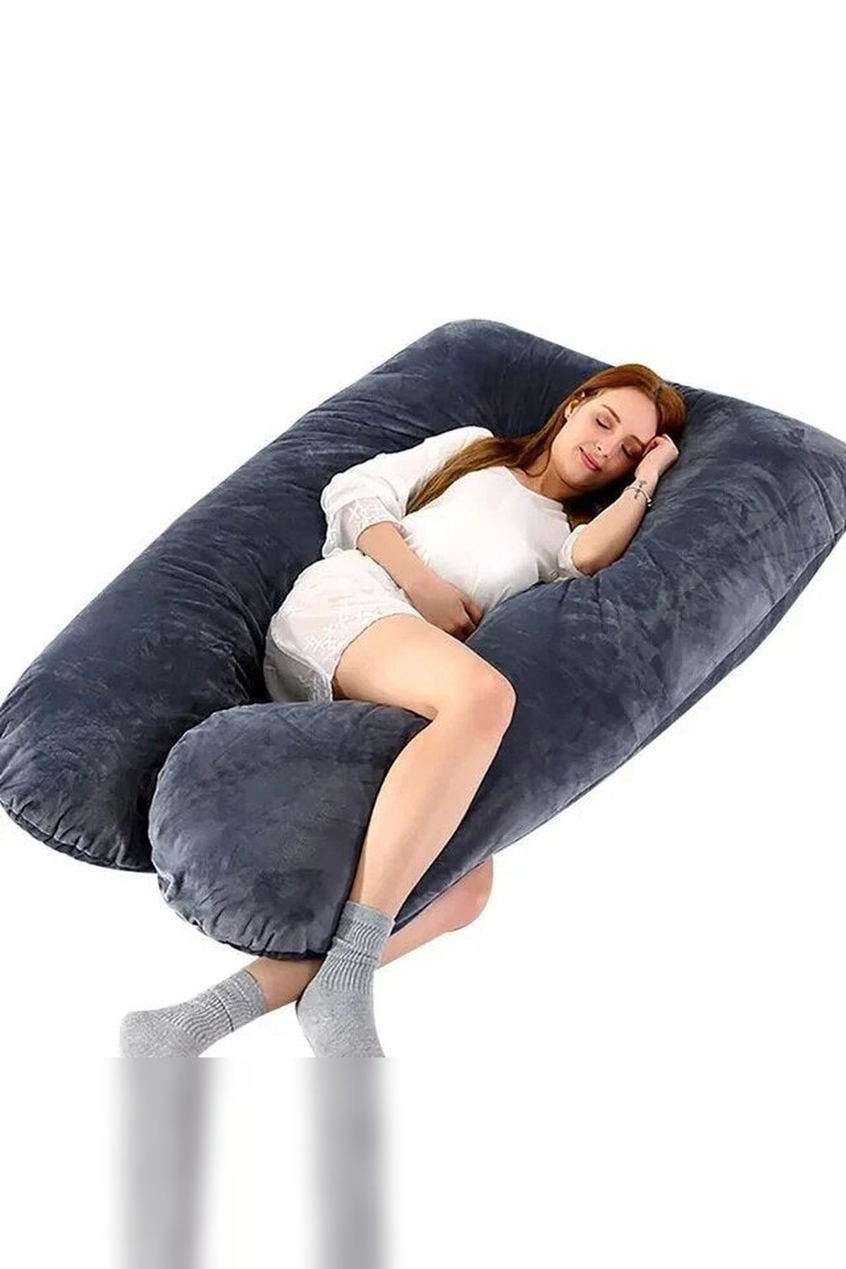 Body Pillow – Ergonomic Support, Removable Cover