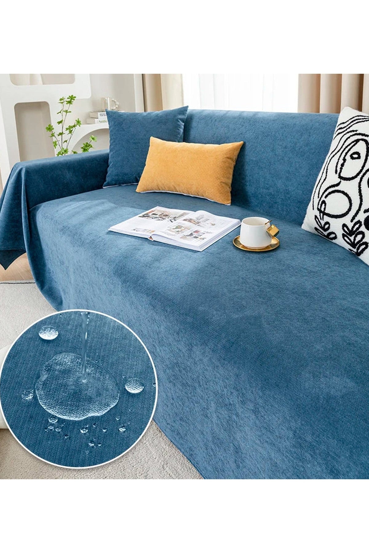 Sofa Cover Throw – water resistant, scratch resistant, stretch fabric