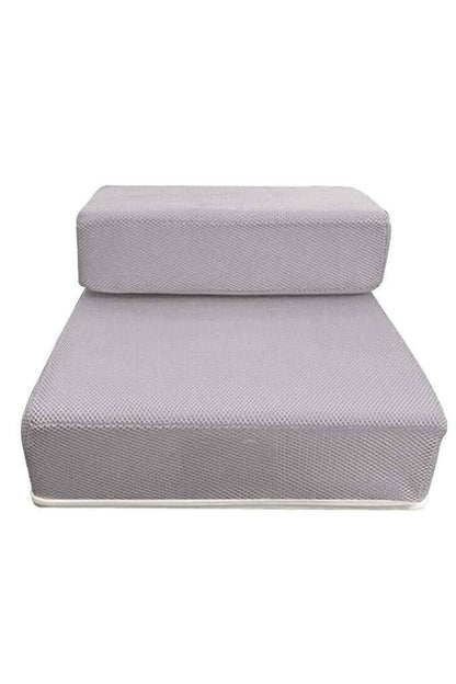 Foldable Dog Steps – two low steps, non-slip mesh, removable cover