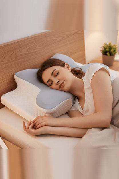 Orthopaedic Neck Pillow – Memory Foam, Contoured