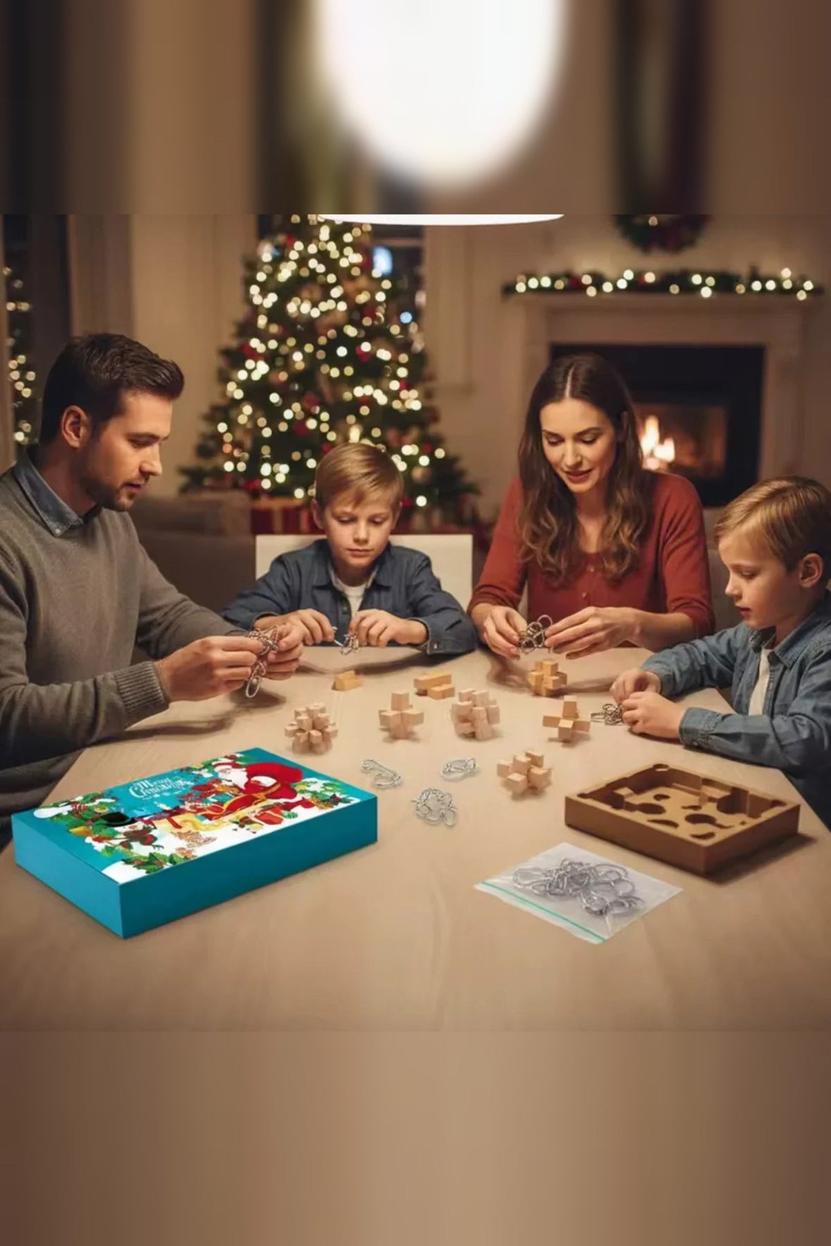 Puzzle Advent Calendar 2026 – 24 Metal and Wooden Brain Teasers